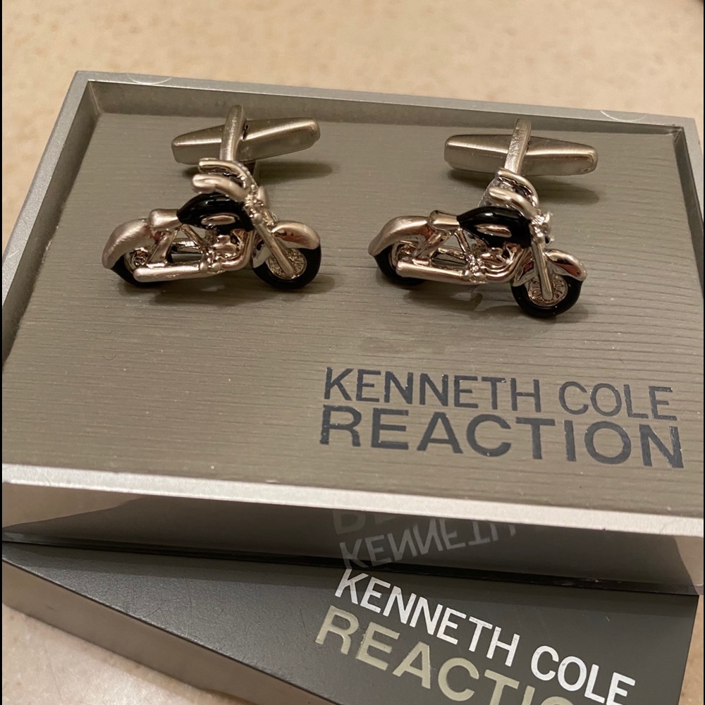 Kenneth Cole Men’s Motorcycle Cuff Links